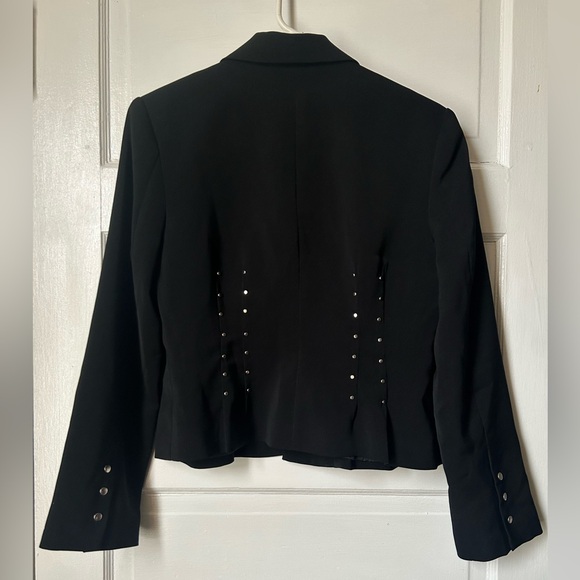 Nancy Bolen Black Blazer with Silver Studs - Picture 2 of 6